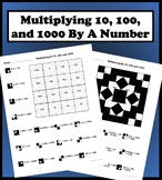 Multiplying 10, 100, and 1000 By Whole Numbers Or Decimals