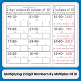 Multiplying 2 Digit Numbers By Multiples Of 10 Using Area 