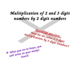 Multiplying 2 Digit Numbers