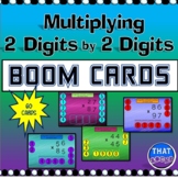 Multiplying 2 Digits by 2 Digits Boom Cards Practice