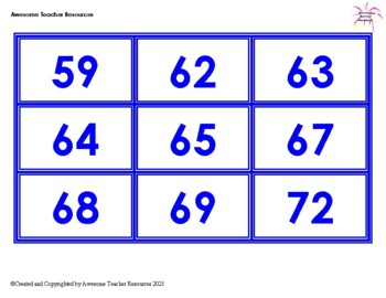 Multiplying 2 and 3 Digits Games Cards by Awesome Teacher Resources