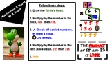 Multiplying 2 digits by 2 digits Anchor Chart