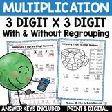 Multiplying 3 Digit by 3 Digit With and Without Regrouping