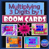 Multiplying 3 Digits by 1 Boom Cards
