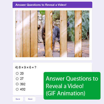Multiplying 3 Numbers - Google Forms Math Game | Distance Learning