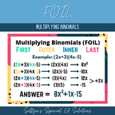 Multiplying Binomials Graphic Organizer