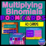 Multiplying Binomials Boom Cards Practice