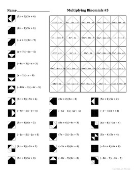 31 Multiplying Two Binomials Worksheet Answers - Notutahituq Worksheet Information