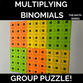 Multiplying Binomials Group Puzzle