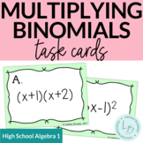 Multiplying Binomials Task Cards