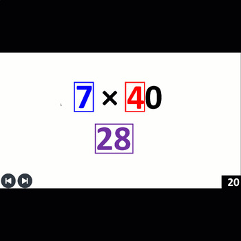Preview of Multiplying By Two Digits / Extended  Multiplication  (Mental Math Bundle)