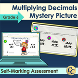 Multiplying Decimals Assessment | Mystery Picture