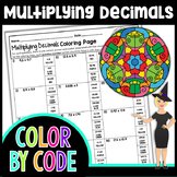 Multiplying Decimals Color By Code | Math Color By Number