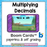 Multiplying  Decimals  Digital Interactive Boom Cards Dist