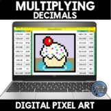 Multiplying Decimals Digital Pixel Art