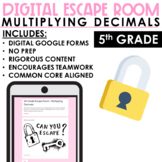 Multiplying Decimals Escape Room | Distance Learning