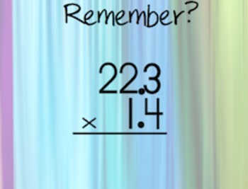 Preview of Multiplying Decimals Game