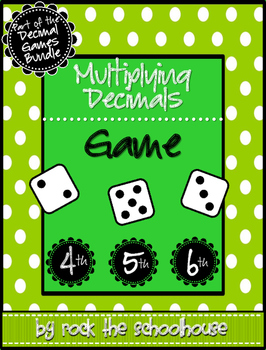 Preview of Multiplying Decimals Game