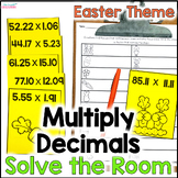 Multiplying Decimals Game - Easter Activity - 5th Grade Ma