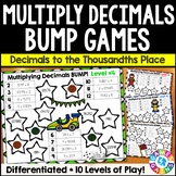 Multiplying Decimals Worksheet Games by Whole Numbers & by