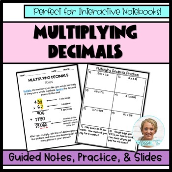 Preview of Multiplying Decimals | Guided Notes & Teacher Slides
