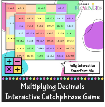 Preview of Multiplying Decimals - Interactive Catchphrase Game