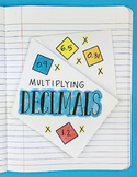 Multiplying Decimals Interactive Notebook Foldable by Math