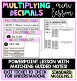 Multiplying Decimals Mini Lesson