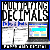 Multiplying Decimals Guided Notes Homework Warm Ups Exit Tickets