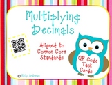 Multiplying Decimals QR Code Task Cards