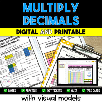 Preview of Multiply Decimals - Digital & Printable