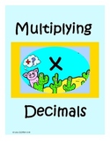 Multiplying Decimals Riddle File Folder Center