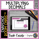 Multiplying Decimals Snapshot Boom Cards™ Digital Task Cards