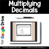 Multiplying Decimals Task Cards in Google Forms - Digital