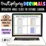 Multiplying Decimals (Tenths) Interactive Google Slides Di