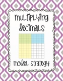 Multiplying Decimals Visual Model Strategy