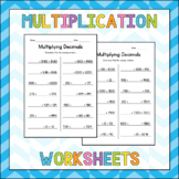 Multiplying Decimals by 10, 100 and 1,000 with Missing Num