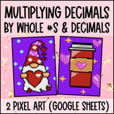 Multiplying Decimals by Decimals & Whole Numbers Digital P