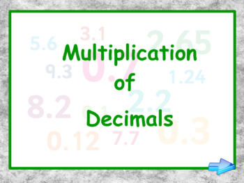Preview of Multiplying Decimals by Multiples of 10- Math- Activinspire- Smart Board