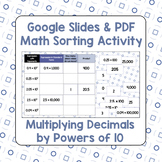 Multiplying Decimals by Powers of 10 Google Slides and PDF