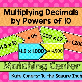 Preview of Multiplying Decimals by Powers of 10