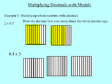 Multiplying Decimals on a Hundreds Grid