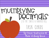 Multiplying Decimals {to the Tenths & Hundredths} Task Cards