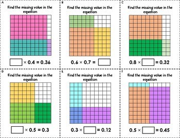 multiplying decimals using models by phillips math tpt