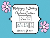 Multiplying & Dividing Algebraic Fractions Rational Expres