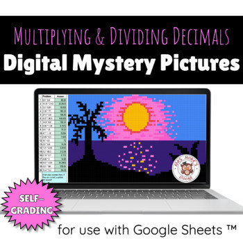 Preview of Multiplying and Dividing Decimals Digital Mystery Pictures