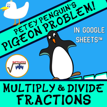 Preview of Multiplying & Dividing Fractions DIGITAL ACTIVITY| SELF-CHECKING | WINTER