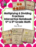 Multiplying & Dividing Fractions Interactive Notebook INB 