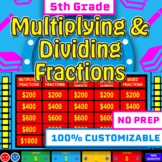 Multiplying & Dividing Fractions Review Game | Jeopardy Ga