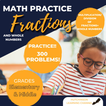 Multiplying & Dividing Fractions | Math Grade 4 to 6 | Printable Worksheets